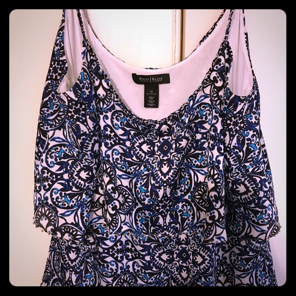 Layered tank blouse